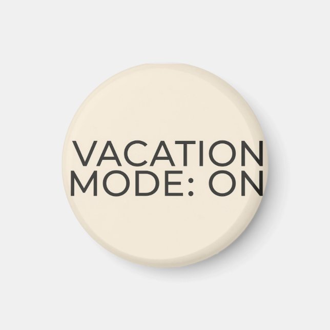 Action Mode On – Motivational Fridge Magnet (Vorne)