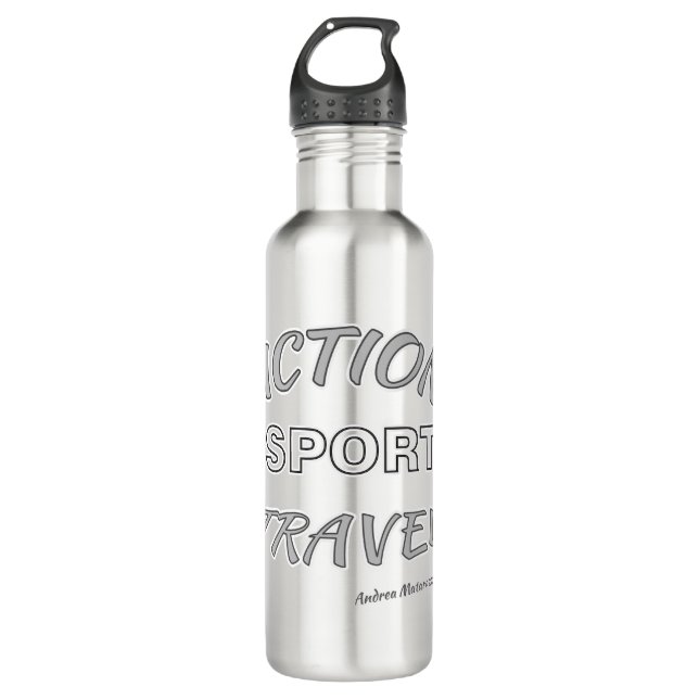 Action Sport Travel Edelstahlflasche (Vorderseite)