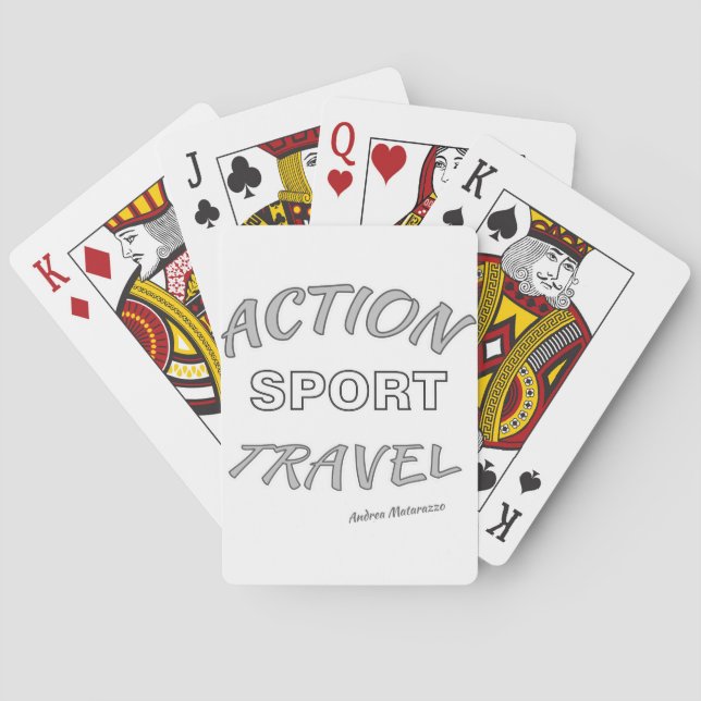 Action Sport Travel Spielkarten (Rückseite)