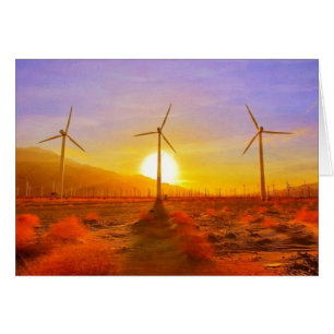 Actionné par le vent