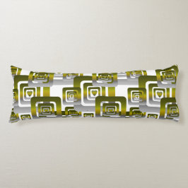 Activate My Heart Pattern Silver Seitenschläferkissen