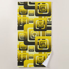 Activate My Heart Pattern Strandtuch