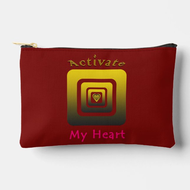 Activate My Heart Zubehörtasche (Vorderseite)