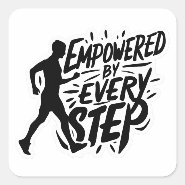 Activé par chaque sticker pas à pas pour la motiva (Devant)