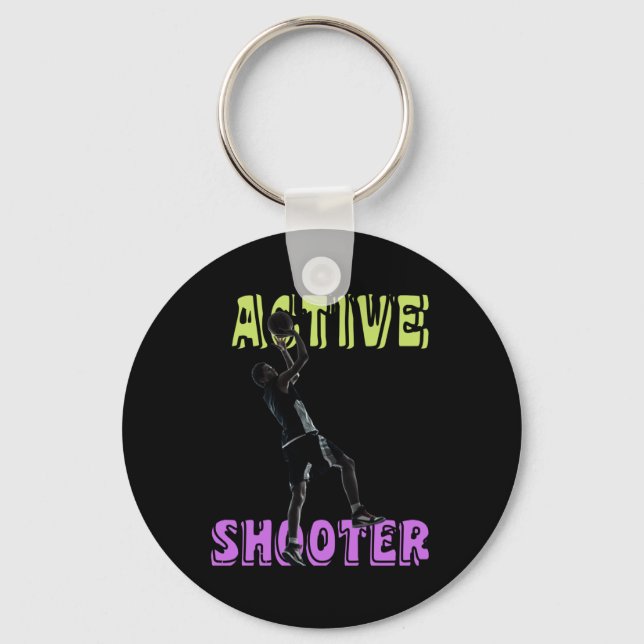 Active Shooter Basketball 3 Schlüsselanhänger (Vorderseite)