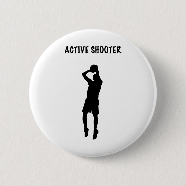 Active Shooter Basketball 6 Button (Vorderseite)
