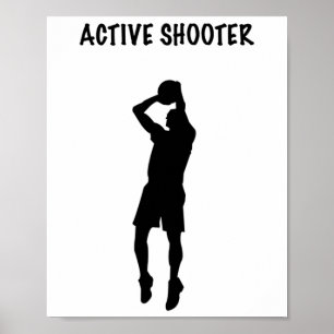 Active Shooter Basketball 6 Poster