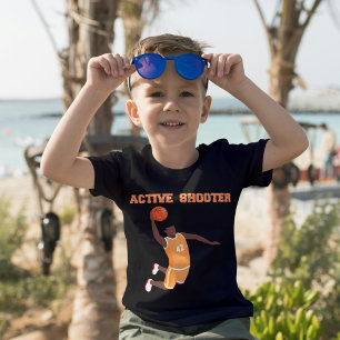 Active Shooter Basketball Liebhaber von Kindern T-Shirt