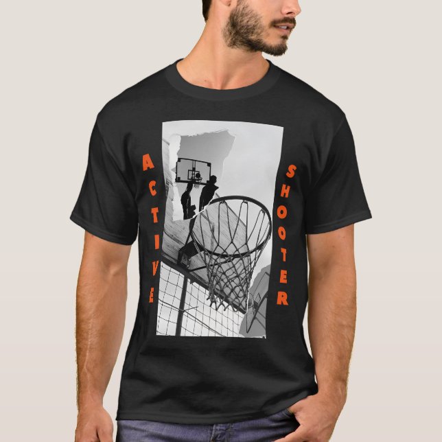 Active Shooter Basketball T-Shirt (Vorderseite)