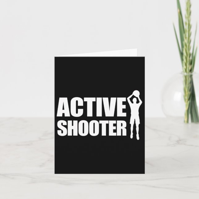 Active Shooter Bysketbyll Player Bysketbyll Active Karte (Vorderseite)