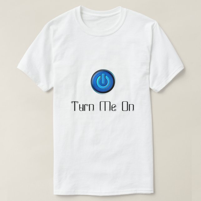 Activer le T-shirt du bouton d'alimentation (Design devant)