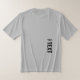 Activewear Silver Mens Sport Back Side Print T-Shirt (Laydown Back)