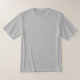 Activewear Silver Mens Sport Back Side Print T-Shirt (Laydown)