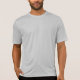 Activewear Silver Mens Sport Back Side Print T-Shirt (Vorderseite)