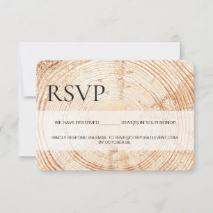 Activité corporative Rustic Wood RSVP réservé Sièg