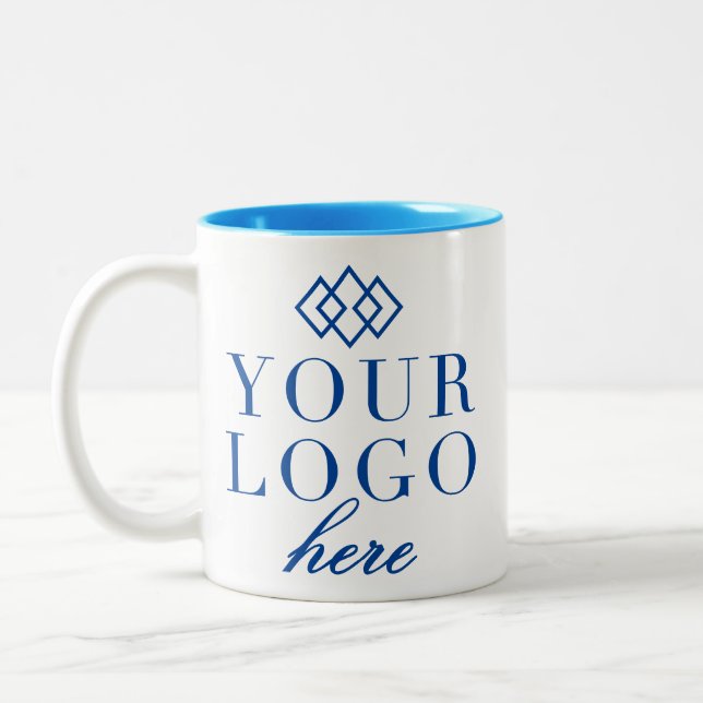 Activité d'entreprise Votre logo Ici Café Mug (Gauche)