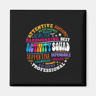 Activity Squad Sofort-Team Professionals Woche Dir Magnet