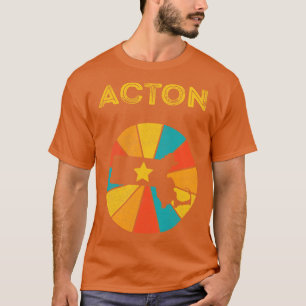 Acton Massachusetts Vintag Störendes Souvenir 1 T-Shirt
