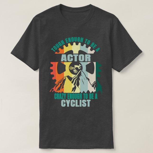Actor Biker Design T-Shirt (Design vorne)