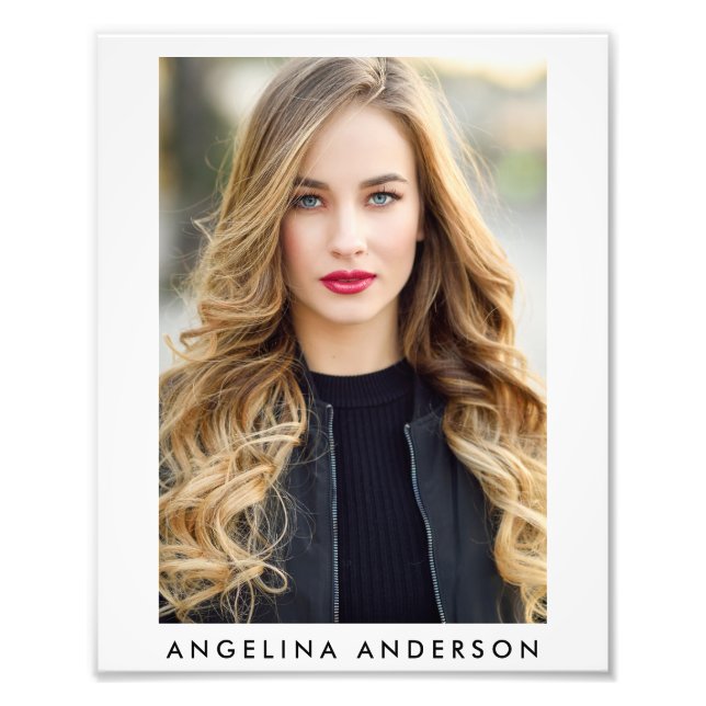 Actor Model 8 x 10 Portefeuille photo (Devant)