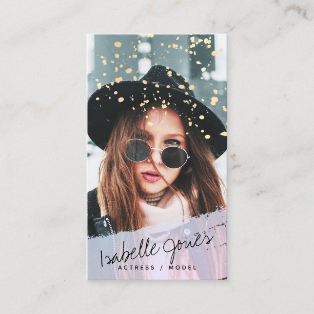 Actor Model Singer Dancer Carte de visite photo (Devant)