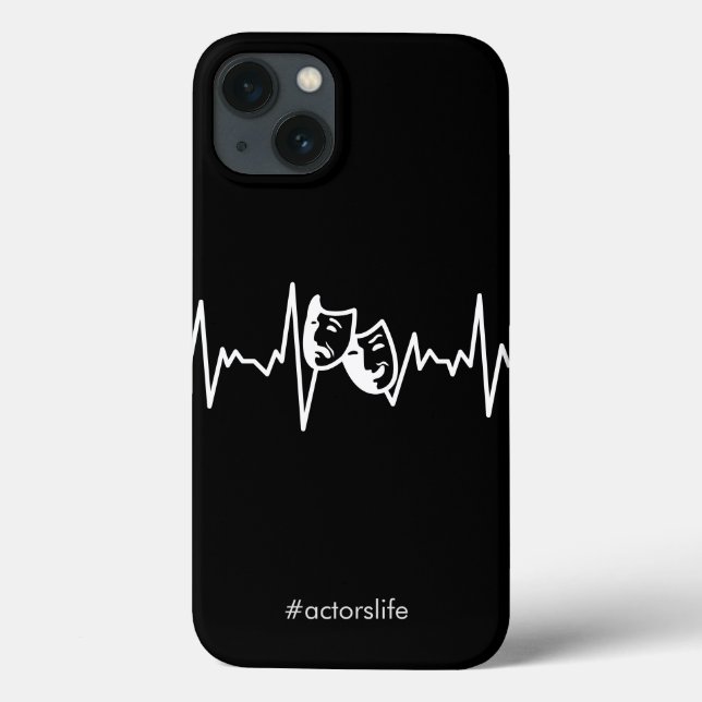 "#actorslife" Theatermasken & Pulse Thespians Case-Mate iPhone Hülle (Rückseite)