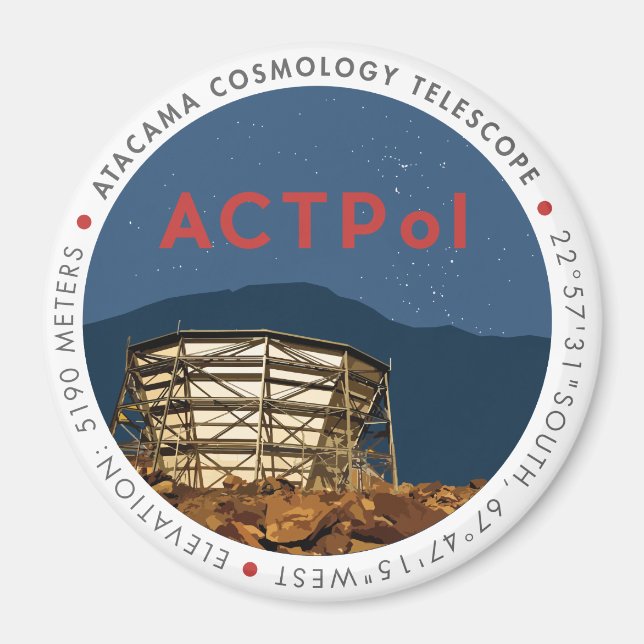 ACTPol Logo-Magnet Magnet (Vorne)