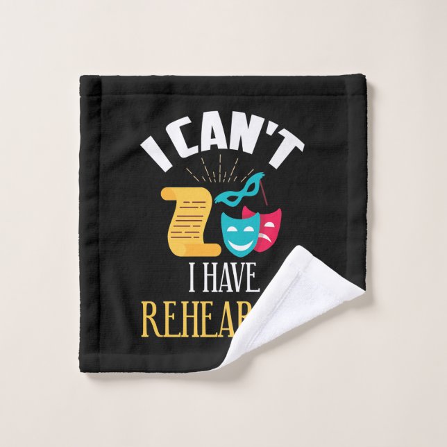 Actrice de répétition (Gant de toilette)