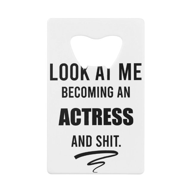 Actrice Diplôme Funny Cadeau Théâtre Lover Cadeau (Devant)