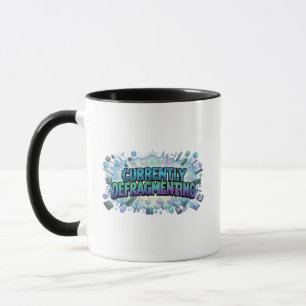 Actuellement en défragmentation Mug de rétro-gamer
