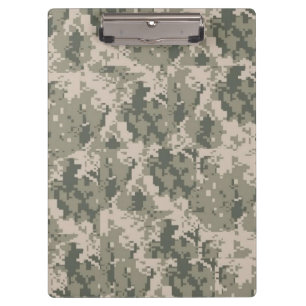 ACU Camouflage Camouflage Digital Muster Clip Boar Klemmbrett