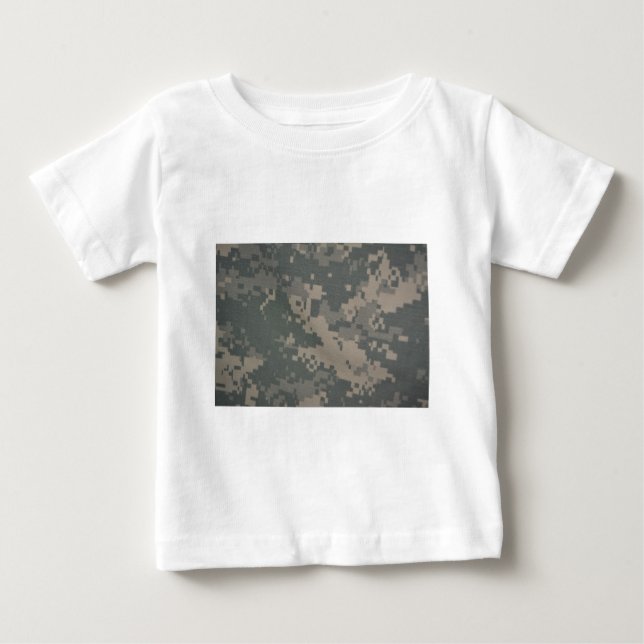 Acu Pattern Camouflage Troops Digital Art Peace Baby T-shirt (Vorderseite)