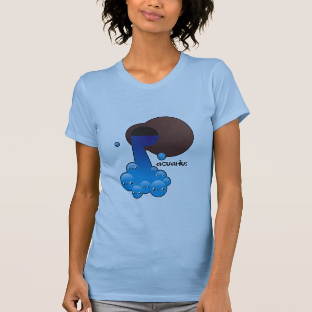 Acuarius-Frauen-T-Shirt T-Shirt (Vorderseite)