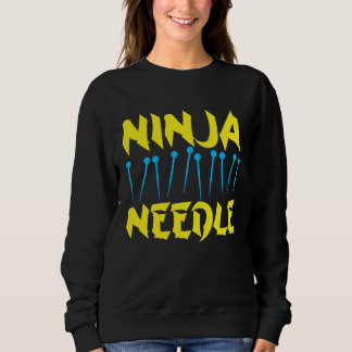 Acupuncture Ninja Needle Acupuncturist Acupuncture Sweatshirt