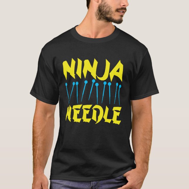 Acupuncture Ninja Needle Acupuncturist Acupuncture T-Shirt (Vorderseite)