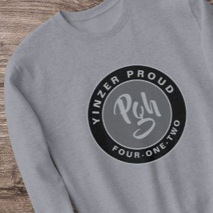 Acwear Sports Fashion Yinzer Pgh Retro Fit Sweatshirt