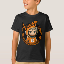 Acwop Kids T - Shirt Schwarz/Orange