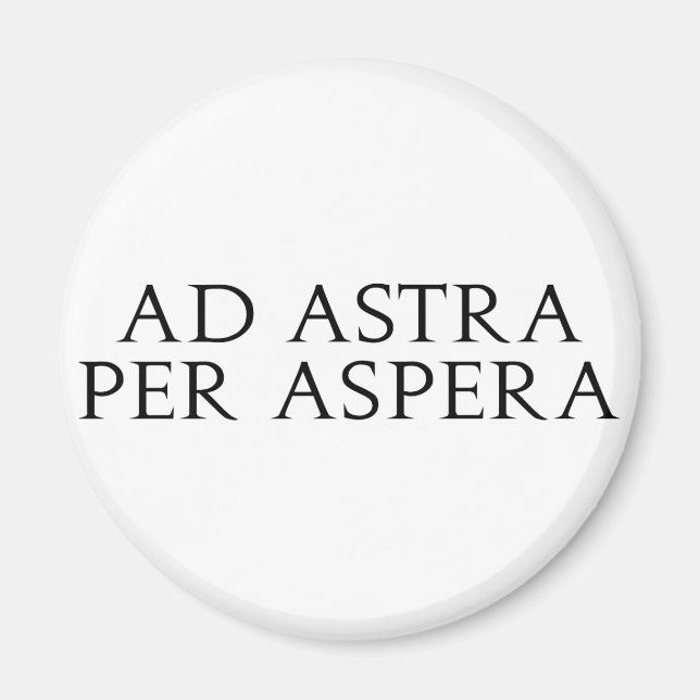 Ad Astra Per Aspera Magnet (Vorne)