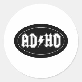 AD/HD RUNDER AUFKLEBER
