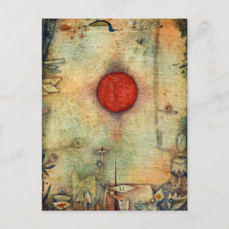 Ad Marginem - Paul Klee - abstrakte Kunstmalerei Postkarte