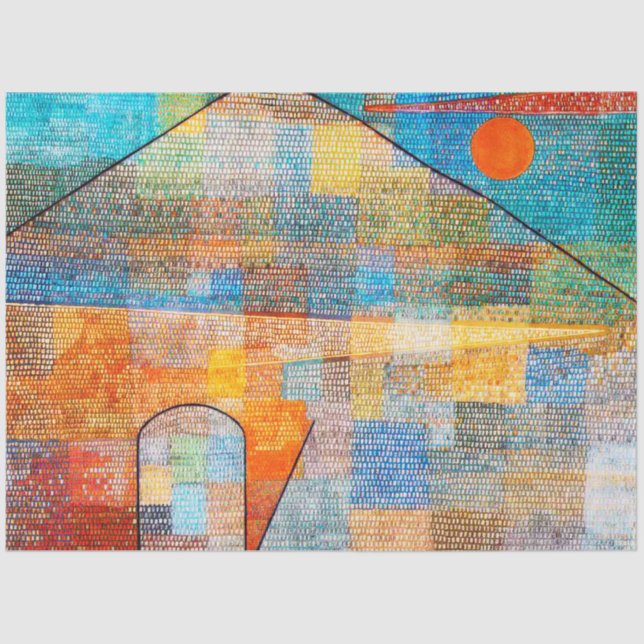 Ad Parnassum, Paul Klee Seidenpapier (Vorderseite)