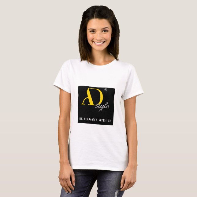 AD Style – Be Elegant With Us | Fashion Statement  T-Shirt (Vorne ganz)