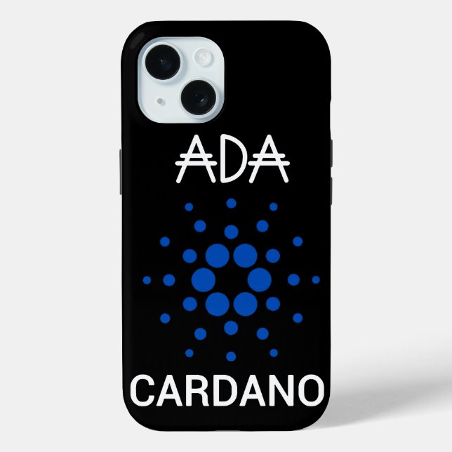 ADA Cardano Crypto Coin Poster Case-Mate iPhone Hülle (Rückseite)