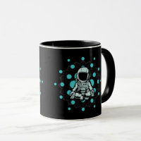 ADA Coin Kryptowährung Trade - Astronaut Cardano