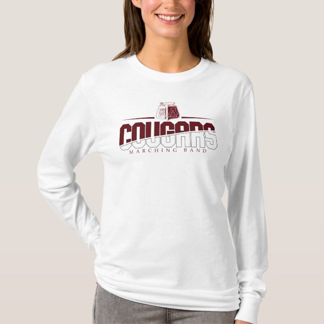 Ada Cougar March Band Classic T-shirt à manches lo (Devant)