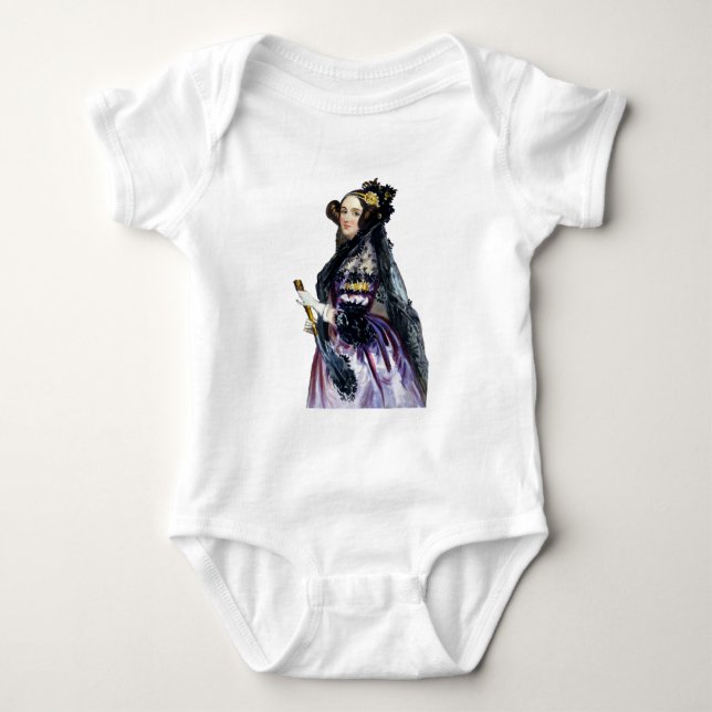 ada Countess of lovelace Baby Strampler (Vorderseite)
