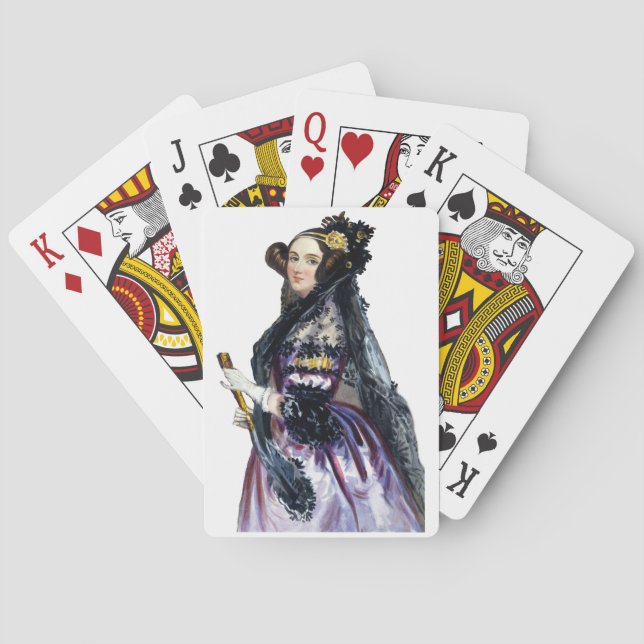 ada Countess of lovelace Spielkarten (Rückseite)