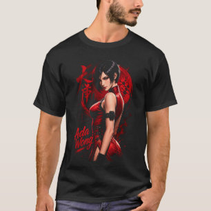 Ada Horror Wong Art 26 Einfaches dunkles T-Shirt