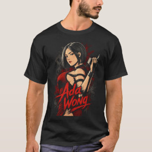 Ada Horror Wong Art 74   Basic Dark T-Shirt