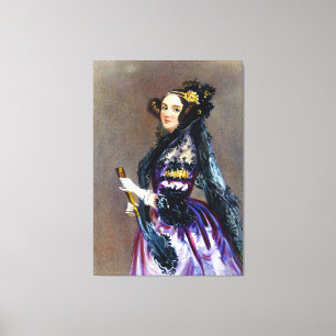 Ada King Countess of Lovelace von Alfred Chalon Leinwanddruck